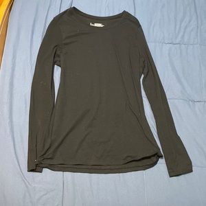 Black long sleeve shirt, size medium